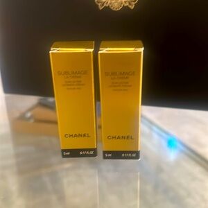 SET OF 2 Chanel Sublimage La Crème in Elegant Gold Packaging